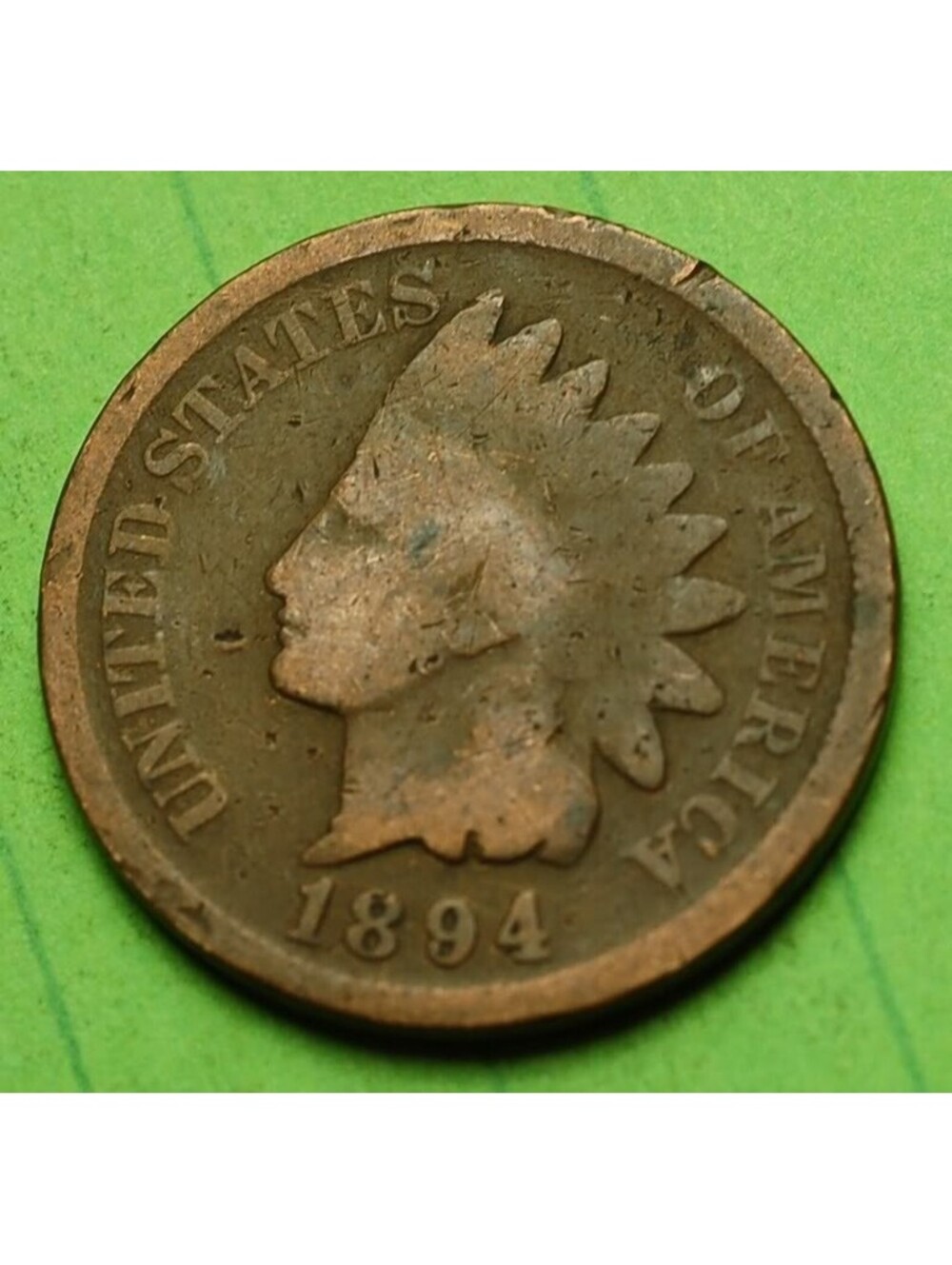 W864 1894 Indian Head Cent Penny 1c - Check Out Our Store old coin money